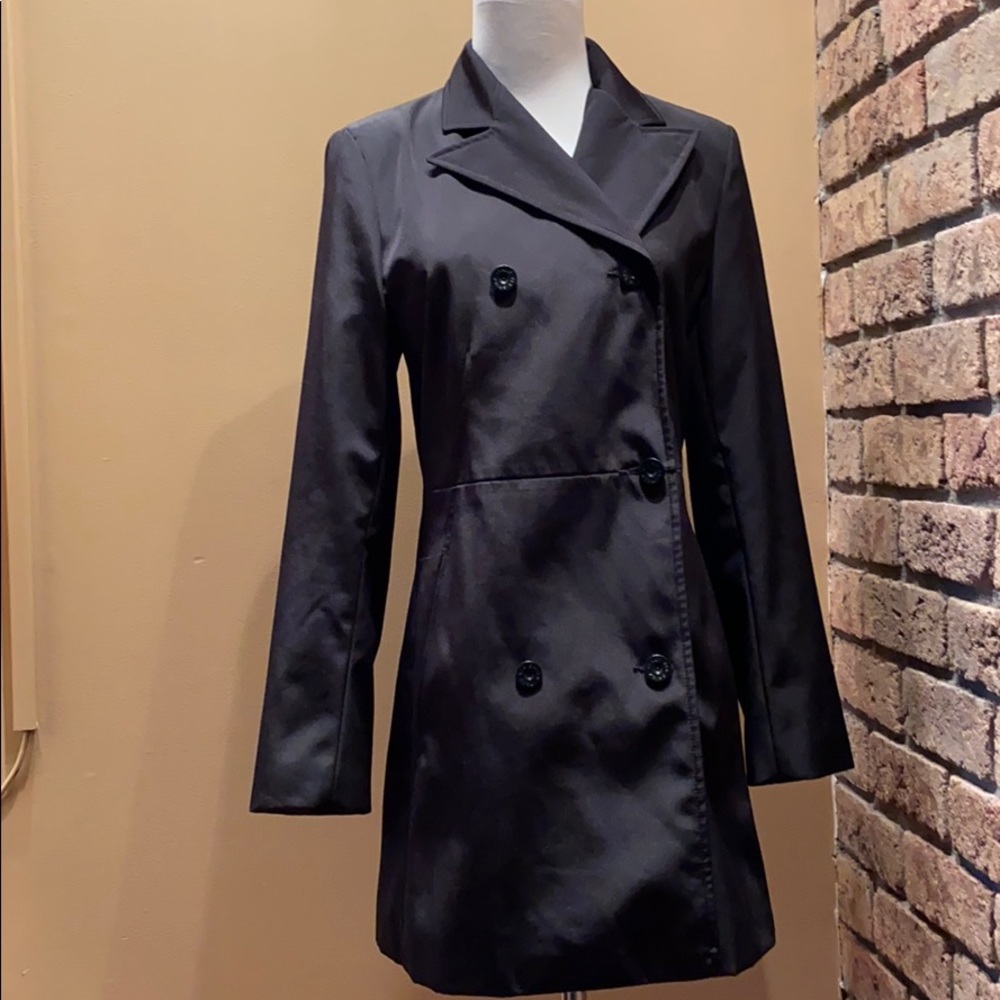 Via Spiga Double Breasted Trench Coat